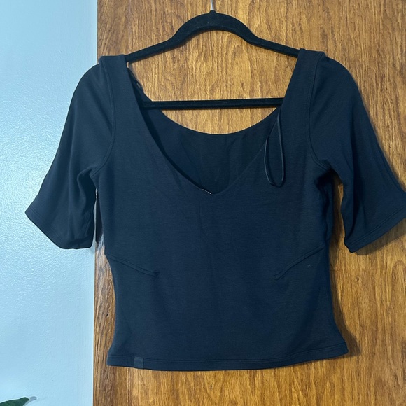 Ribbed Modal Tee - Picture 3 of 4